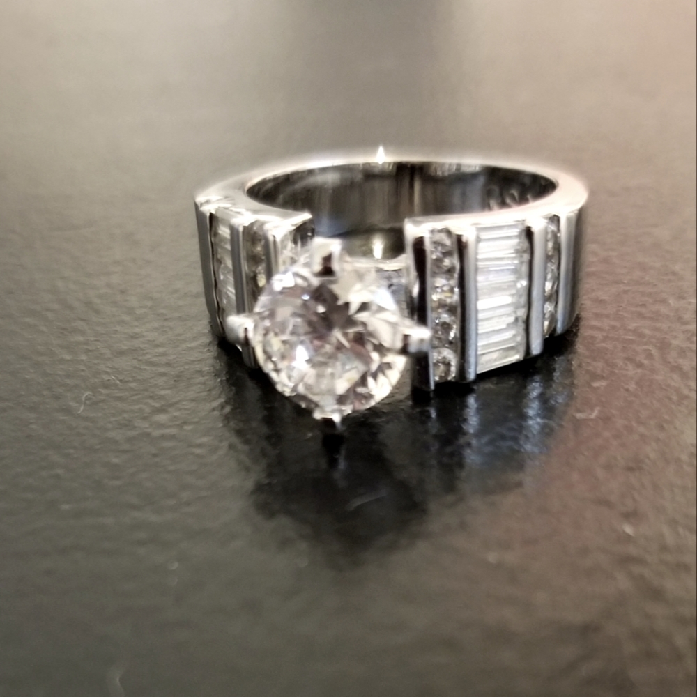 CZ Silver Ring